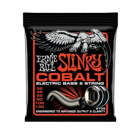 Encordado Bajo Ernie Ball Slinky Cobalt 6 Str 0.32-1.30