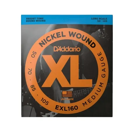 Encordado Bajo Daddario Exl160 Nickel Wound 50-105
