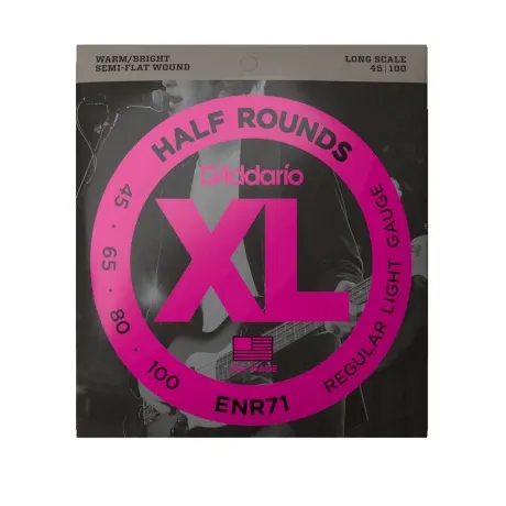 Encordado Bajo Daddario Enr71 Xl Half Rounds 045