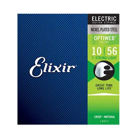 Encordado Electrica Elixir Optiweb 7 St 10-56