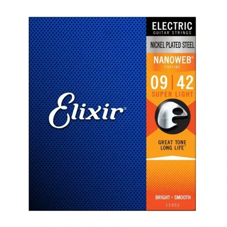 Encordado Eléctrica Elixir Nanoweb 009-042 S Light