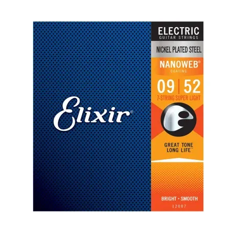 Encordado Electrica Elixir Nanoweb 009 7 Str.