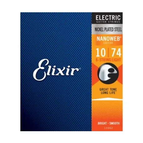 Encordado Electrica Elixir Nanoweb 010 8str.