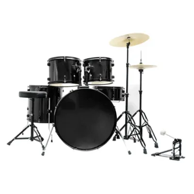Bateria Power Beat Standard Bk 5 Cuerpos Con Hardware