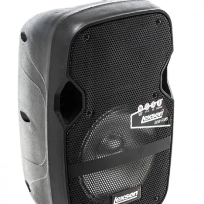 Caja Activa Lexsen Tiny A Bateria Con Microfono Y Soporte