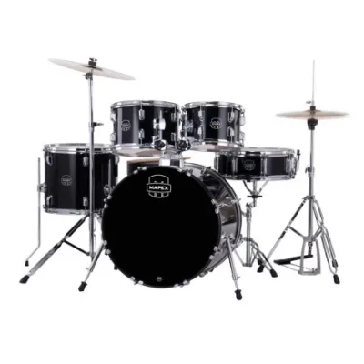 Bateria Mapex Comet Cm5294ftcdk Black Con Hardware Y Platillos