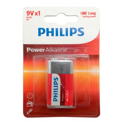 Bateria Philips Alcalina 9V