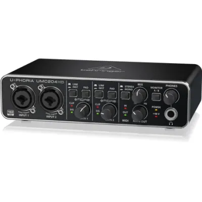 Interfaz De Audio Behringer Umc204hd
