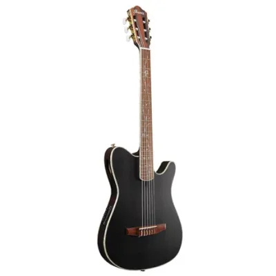 Guitarra Electro Acustica Ibanez Tod10n Tim Henson Transparent Black Flat