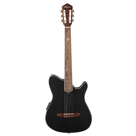 Guitarra Electro Acustica Ibanez Tod10n Tim Henson Transparent Black Flat