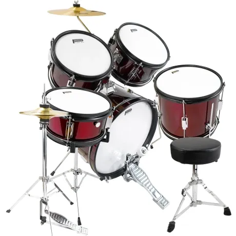 Bateria Infantil Power Beat Jbj1046 Wine Red