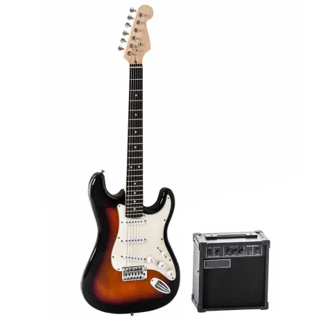Pack Guitarra Electrica Freeman E01 Strat Sunburst