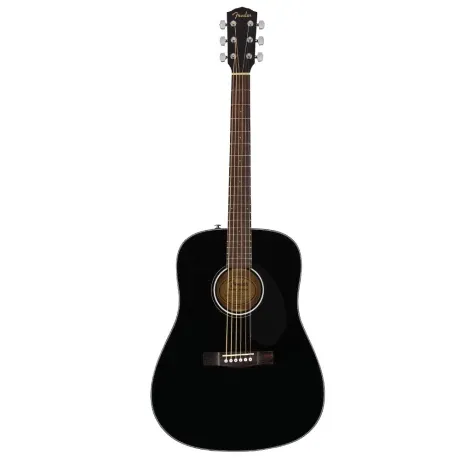 Guitarra Folk Fender Cd60s Dread Wn Negro