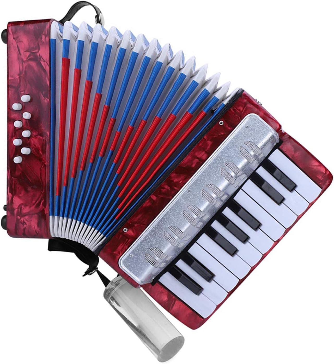 Acordeon Infantil 17 Notas 8 Rojo