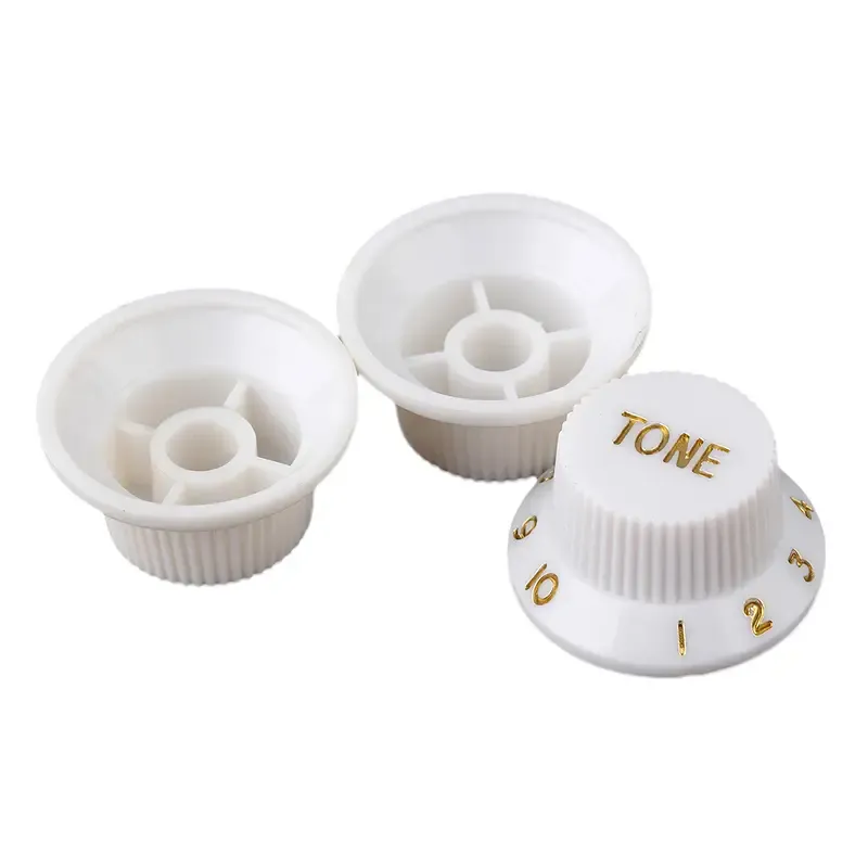 Perilla de potenciómetro de guitarra de plástico