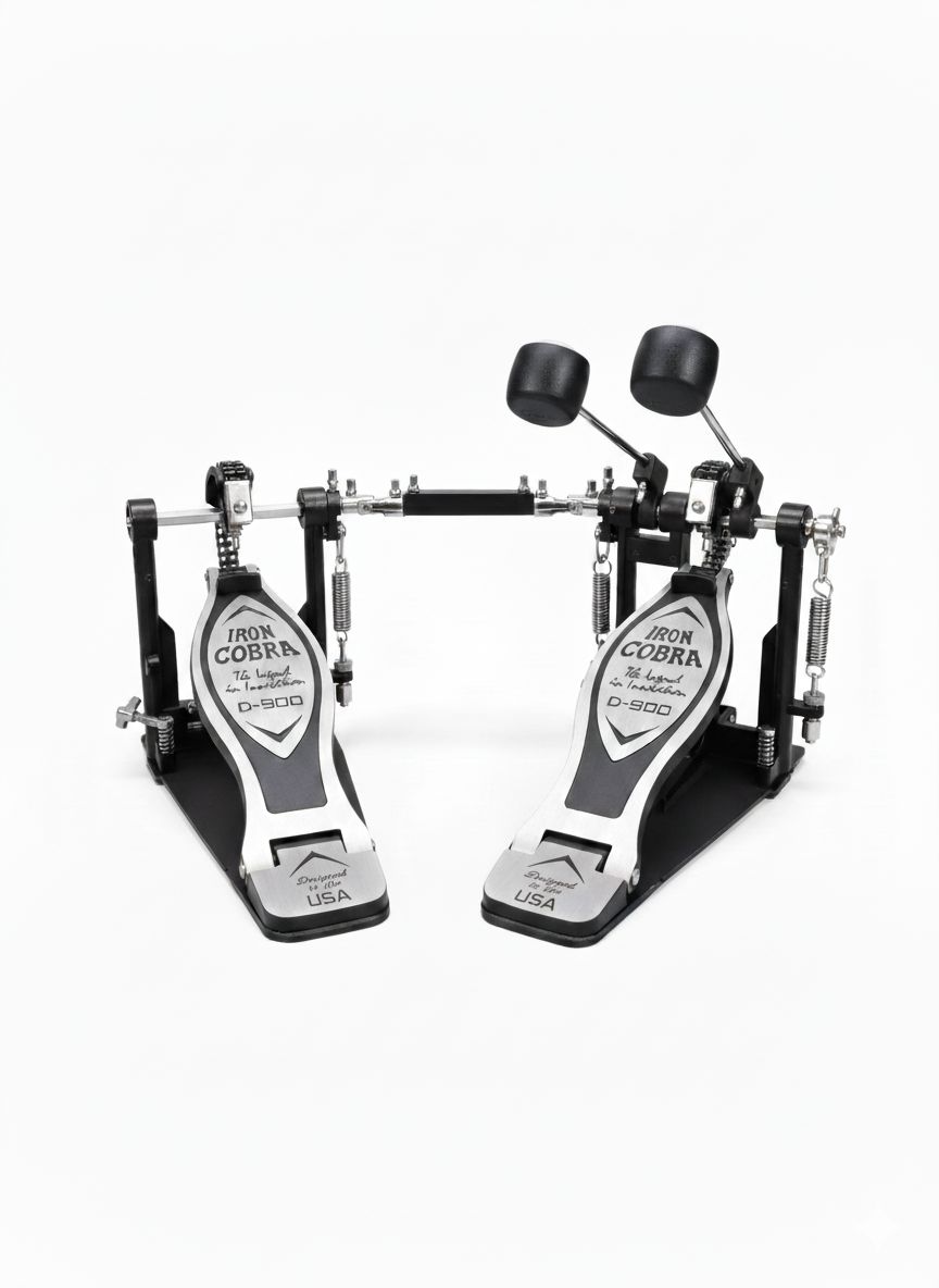 Doble Pedal Bombo Iron Cobra