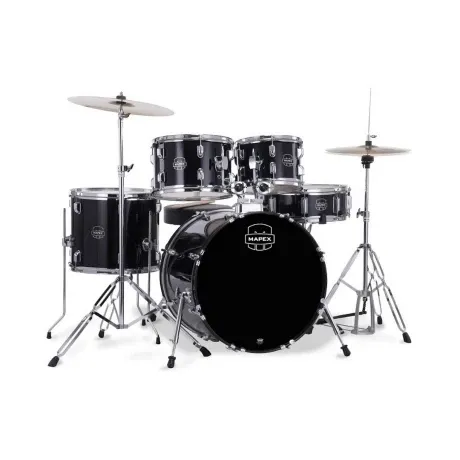 Bateria Mapex Comet Cm5044ftcdk Black Con Hardware Y Platillos