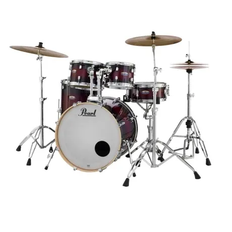 Bateria Pearl Decade Maple Fusion Red 5 Cuerpos Con Hardware