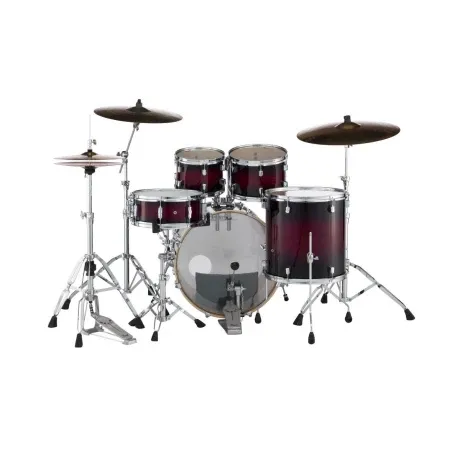 Bateria Pearl Decade Maple Fusion Red 5 Cuerpos Con Hardware