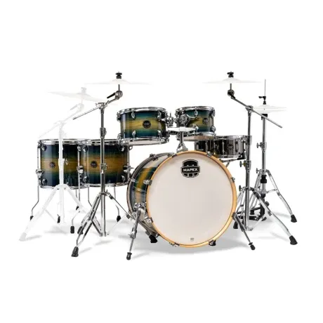 Bateria Mapex Armory Ar628sfuvet Rainforest Burst 6c B22 Con Hardware Hp8005