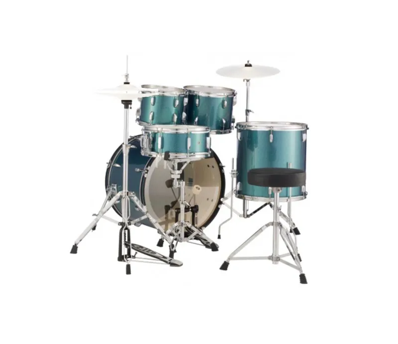 Bateria Pearl Roadshow Fusion Spa Aqua Blue Glitter 5 Cuerpos Con Hardware