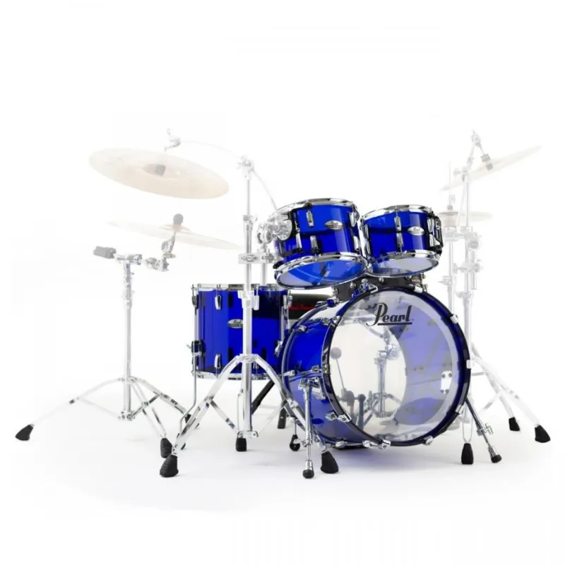 Bateria Pearl Crystal Beat Crb524pc742 Blue Sapphire B22 S/redoblante S/hardware S/platillos