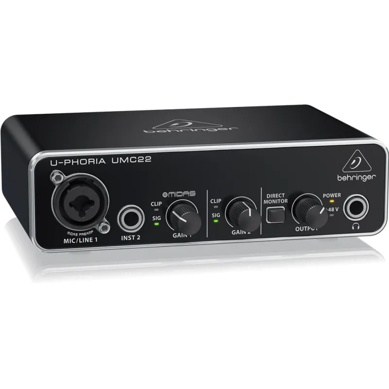 Interfaz Audio Behringer Umc22