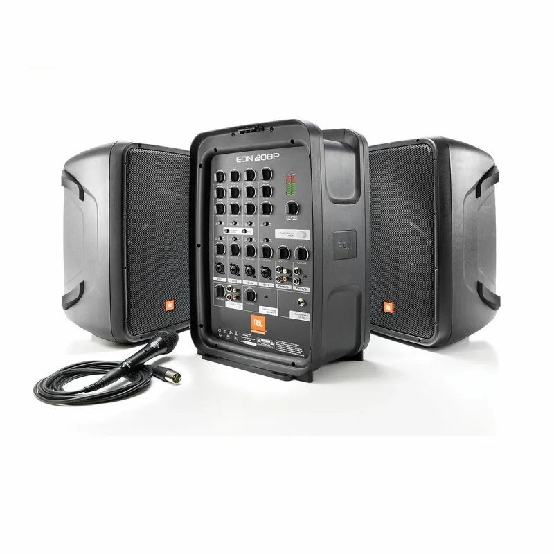 Caja Activa Jbl Eon208 300w X2 + Mixer