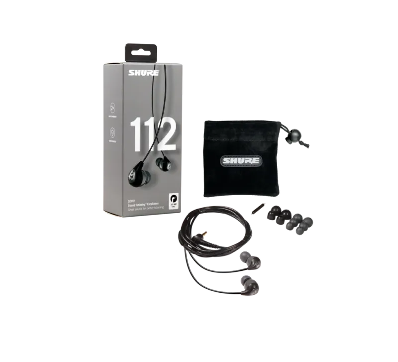 Auriculares marca  Shure modelo Se112gr color Gris