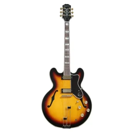 Guitarra Electrica Epiphone Sheraton Frequensator Vintage Sunburst Con Funda