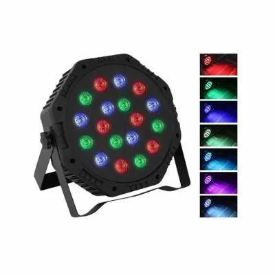 Tacho par led rgb 18 leds
