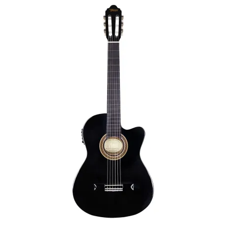 Guitarra Electro Acustica Valencia Vc104tcebk Thin Body Black