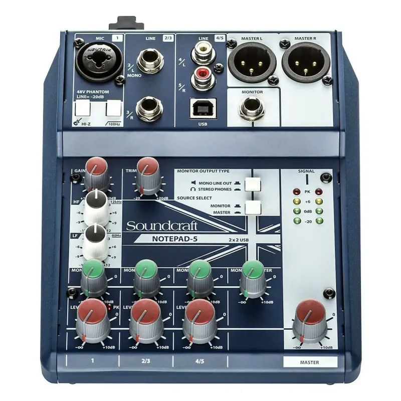 Consola Soundcraft Notepad 5
