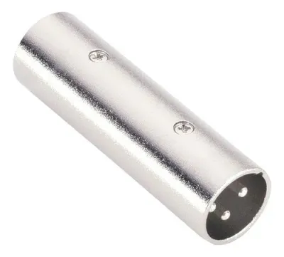 Conector Adaptador de Xlr a Xlr Macho Adam Hall