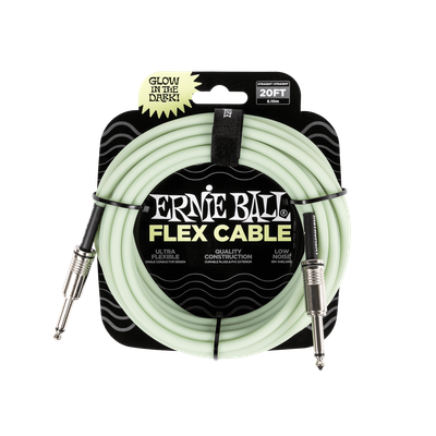 Cable Flex Para Instrumentos Plug a Plug Brilla En La Oscuridad 20FT