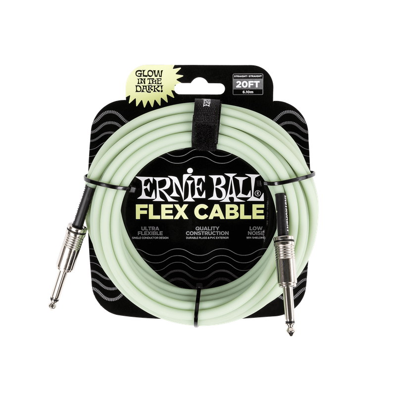 Cable Flex Para Instrumentos Plug a Plug Brilla En La Oscuridad 20FT
