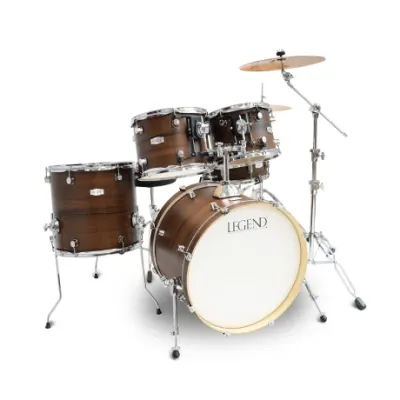 Bateria Legend Classic Standard Birch Walnut 5 Cuerpos Con Hardware