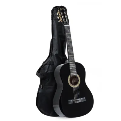 Guitarra Clasica Memphis 851 Negro Con Funda