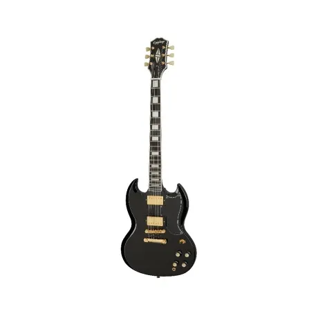Guitarra Electrica Epiphone Sg Custom Ebony Con Funda