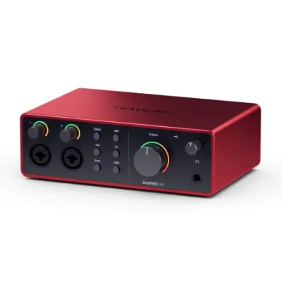 Interfaz De Audio Focusrite Scarlett 4i4 4th Gen