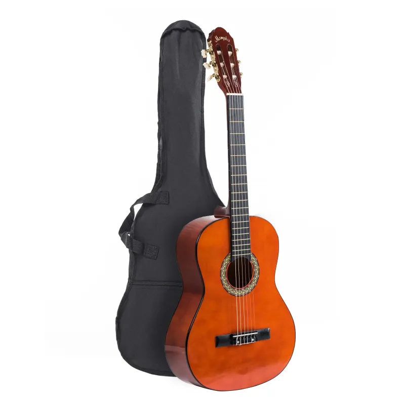 Guitarra Clasica Memphis 851 Natural Con Funda