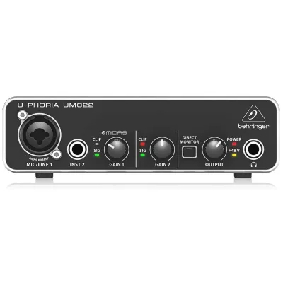 Interfaz Audio Behringer Umc22