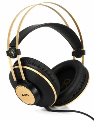 Auriculares De Estudio Dorados marca Akg modelo K92 