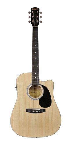 Guitarra Folk Fender Cd60s Dread Wn Blk, Color: Marrón
