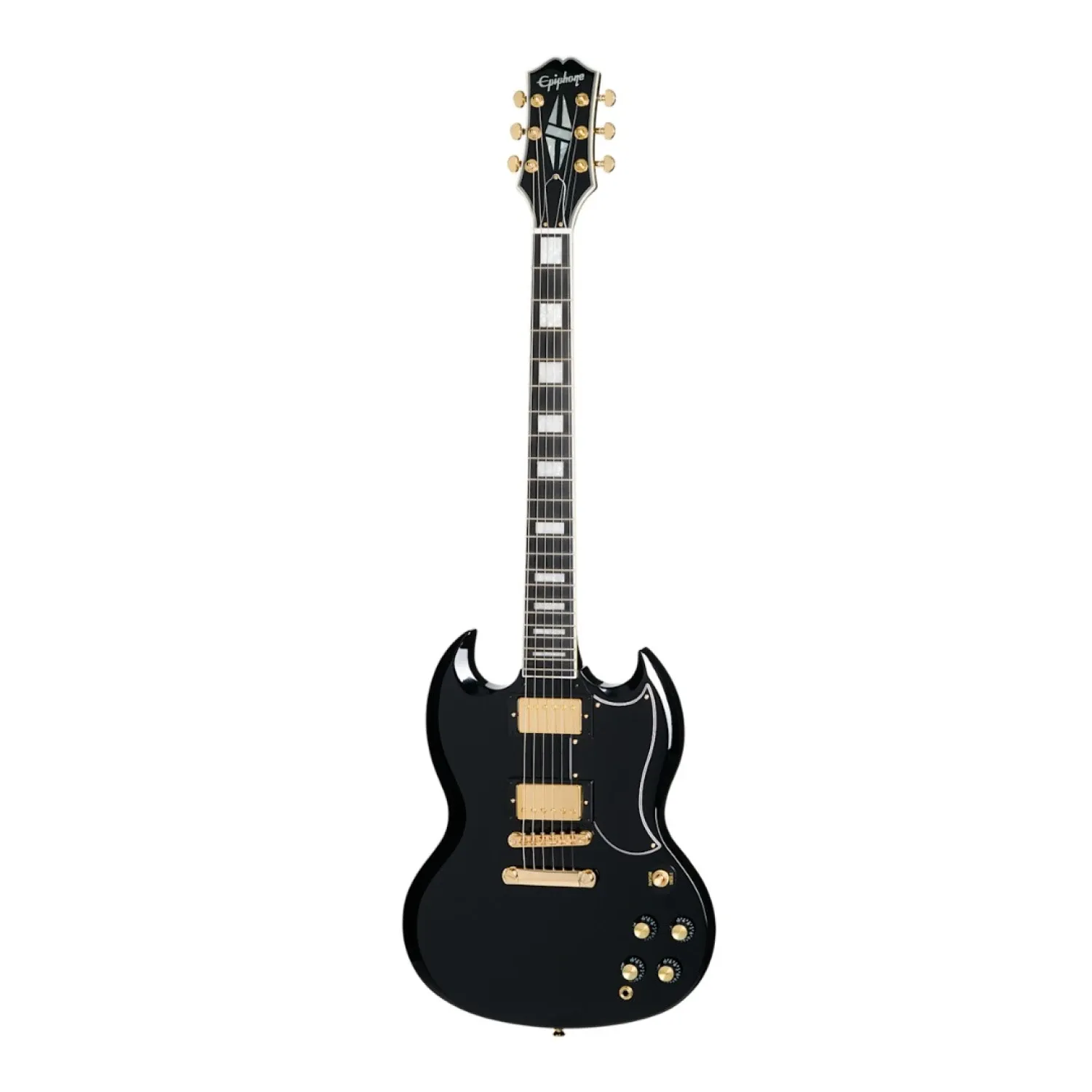 Guitarra Electrica Epiphone Sg Custom Ebony C/ Funda