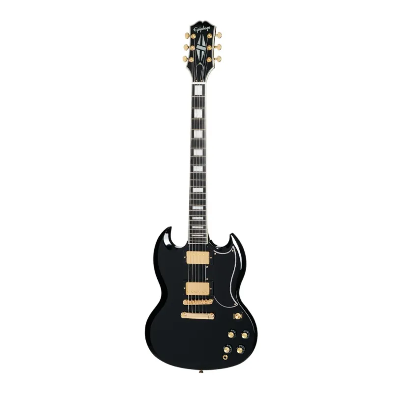 Guitarra Electrica Epiphone Sg Custom Ebony C/ Funda