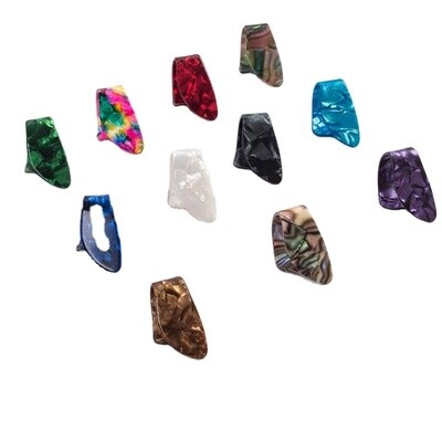 Púas para dedo pulgar varios diseños y colores