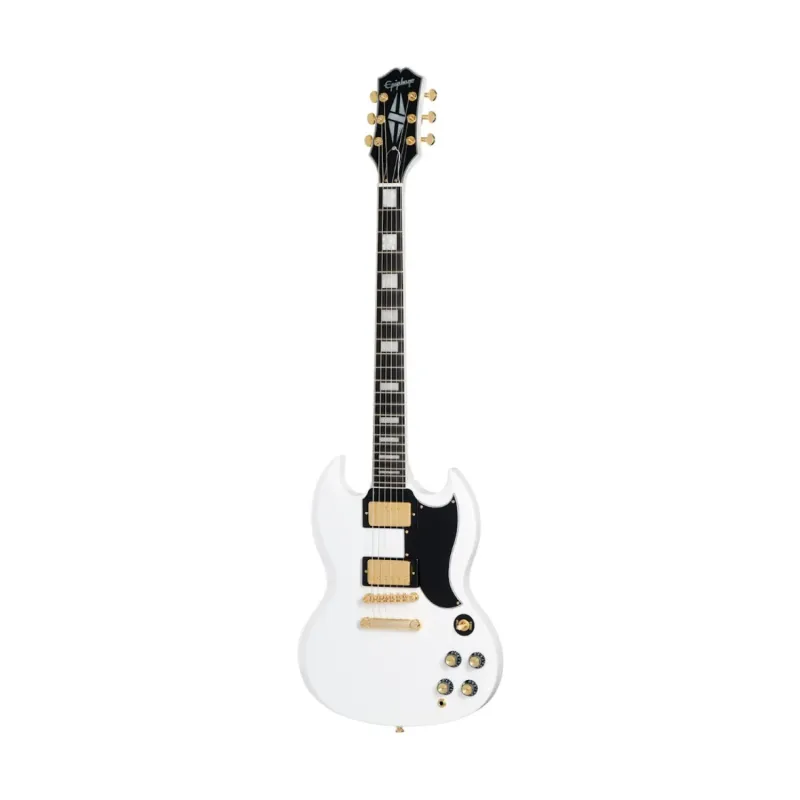 Guitarra Electrica Epiphone Sg Custom Alpine White C/ Funda