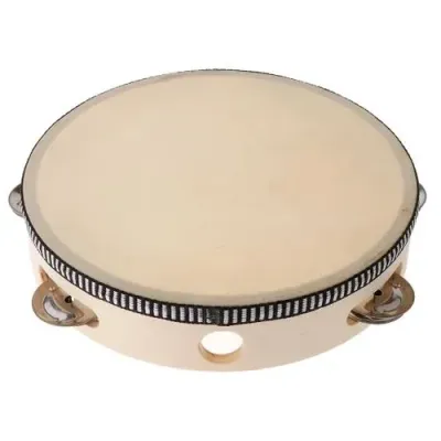 Tambourine 10" Purple Turtle