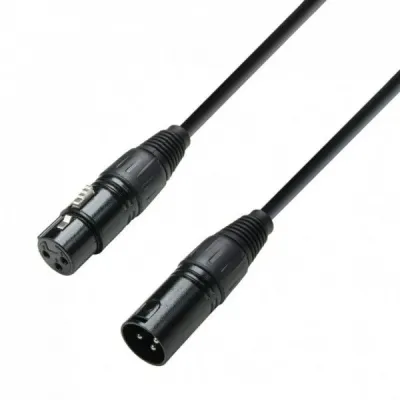 Cable DMX de XLR Macho a XLR Hembra 3M Adam Hall